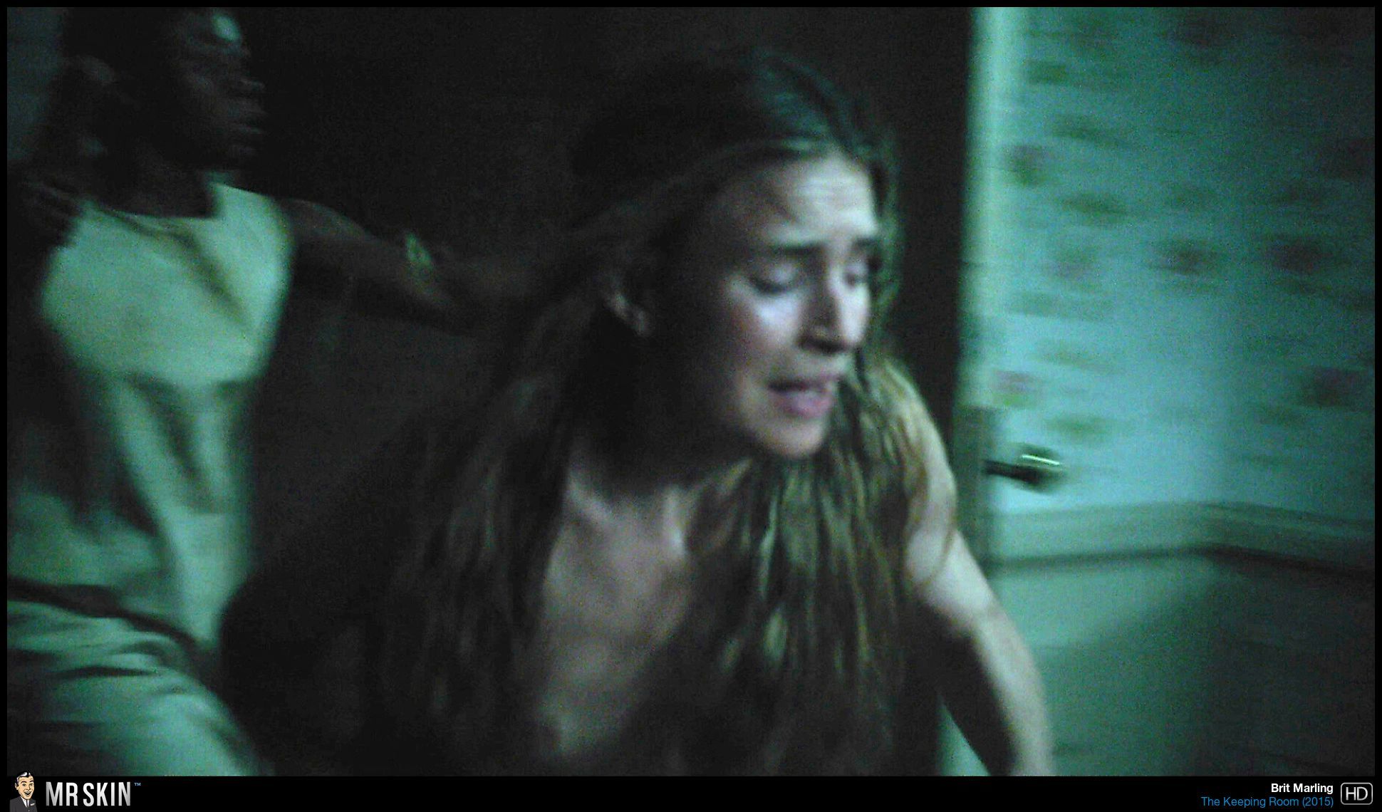 Naked Brit Marling in The Keeping Room ANCENSORED