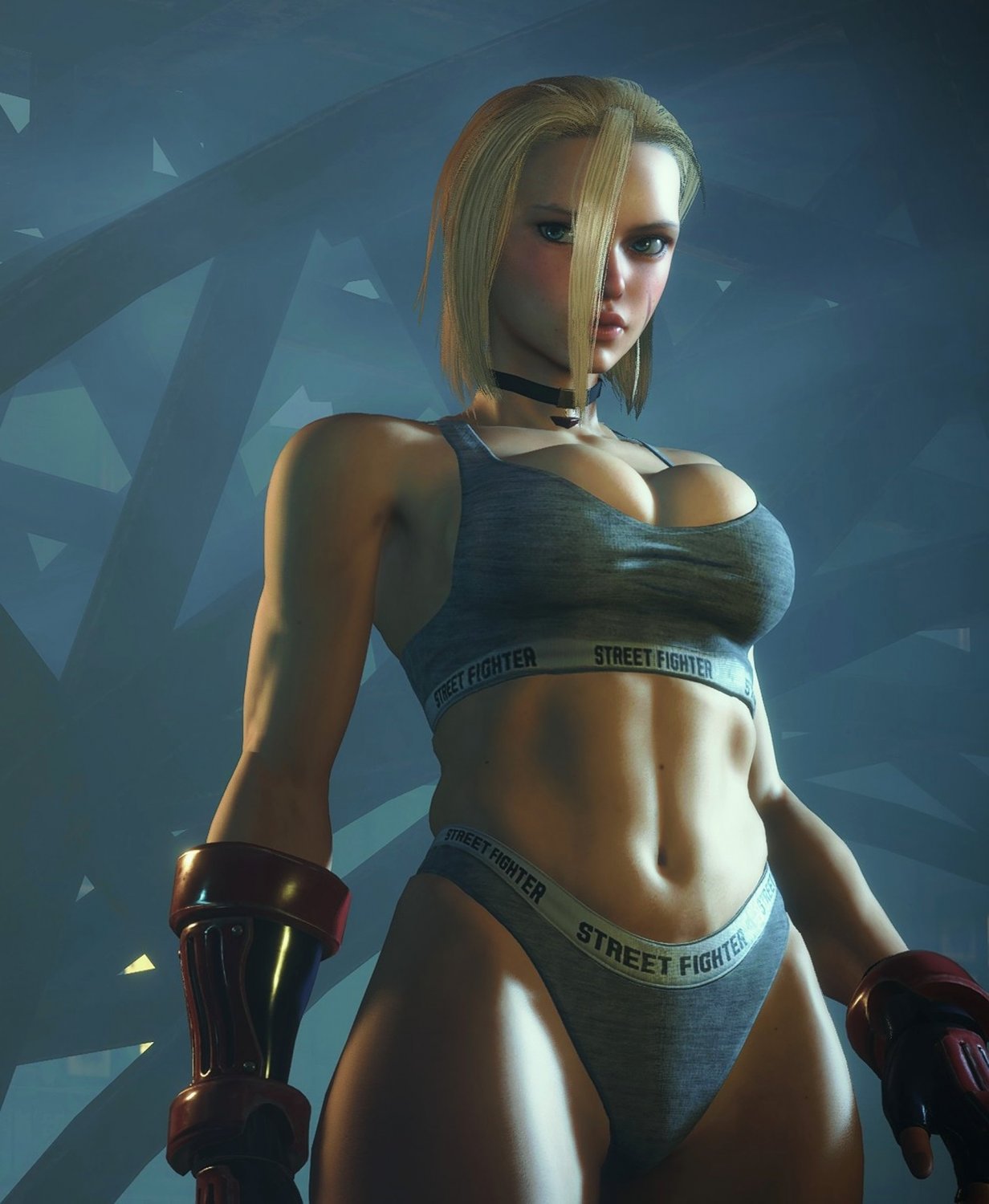 Street Fighter Girls Calvin Klein Underwear.