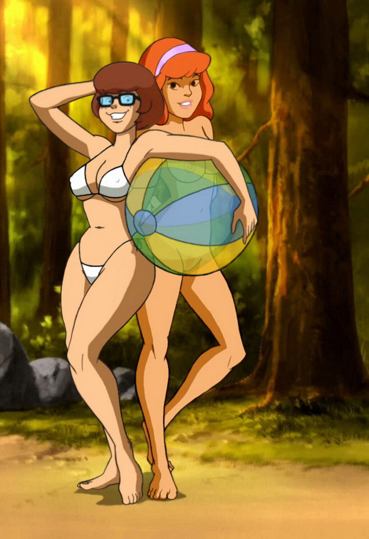 Velma Dinkley and Daphne Blake Female Only Nude Your Cartoon Porn