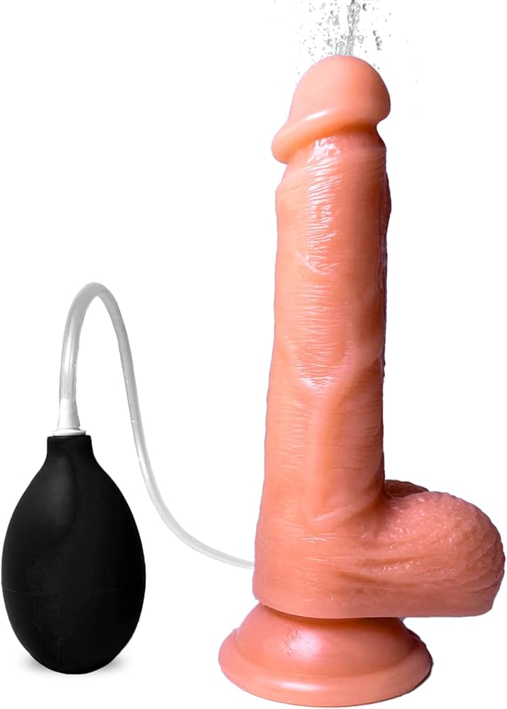 Realistic Squirting Dildo for Women 8.2inch G-Spot Anal Dildos with Enema Bulb Adult Sex Toys Ejaculating Dildo with Suction Cup for Women Gay Solo or Couples Have Fun : Amazon.co.uk: Health