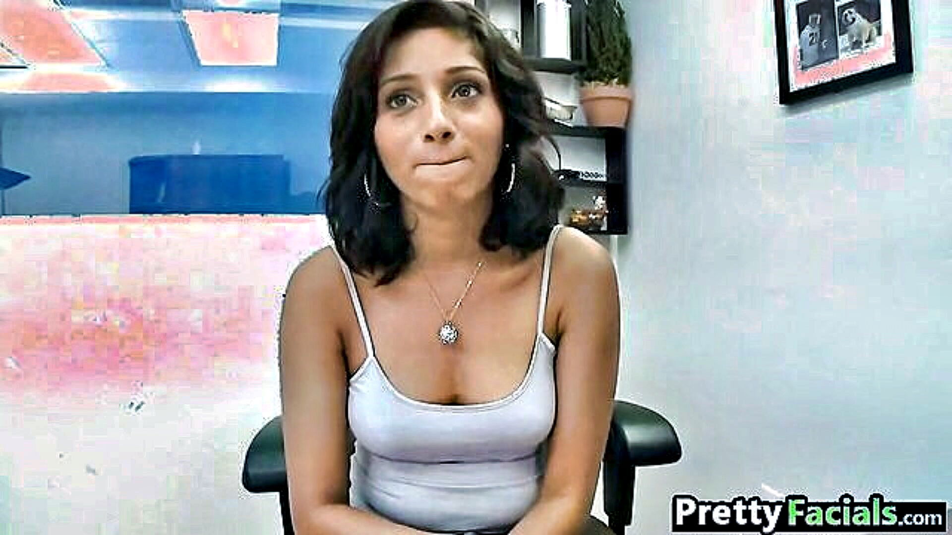 Watch As Maya Bazin Takes A Facial After Being Vigorously Penetrated In This Steamy Indian Teen Video