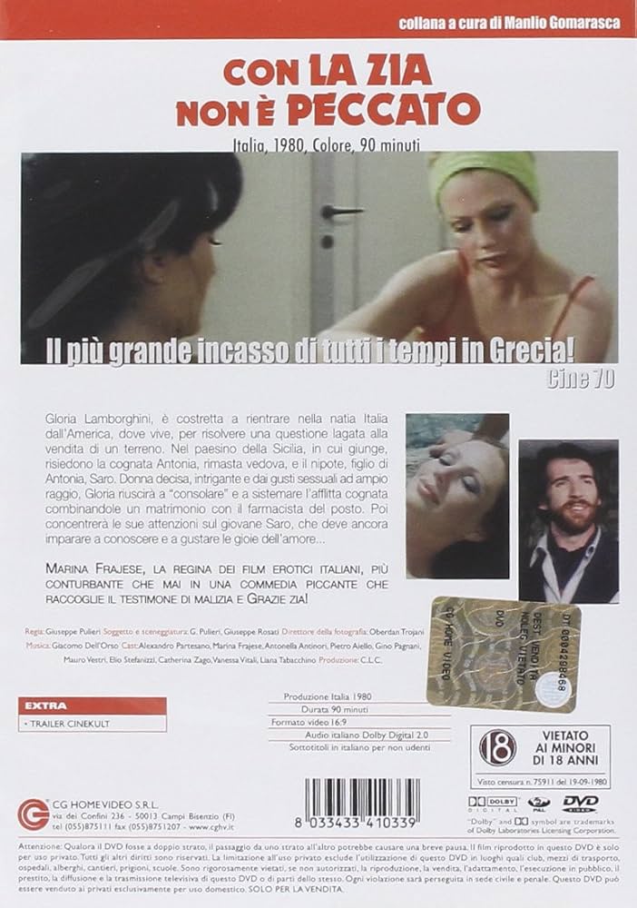 Con La Zia Non È Peccato : HedmanPartexano: Amazon.nl: Films tv