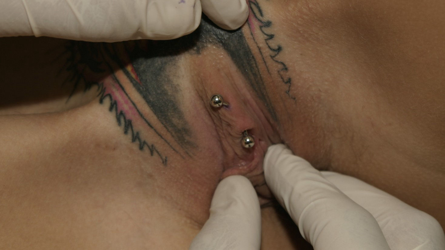 Petite Blonde Tabitha James Pussy Piercing
