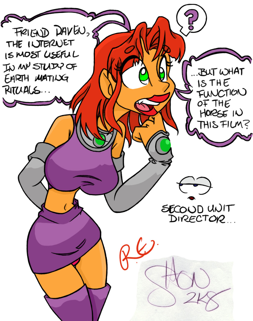 Starfire Porn lulz by dolph122000 on DeviantArt