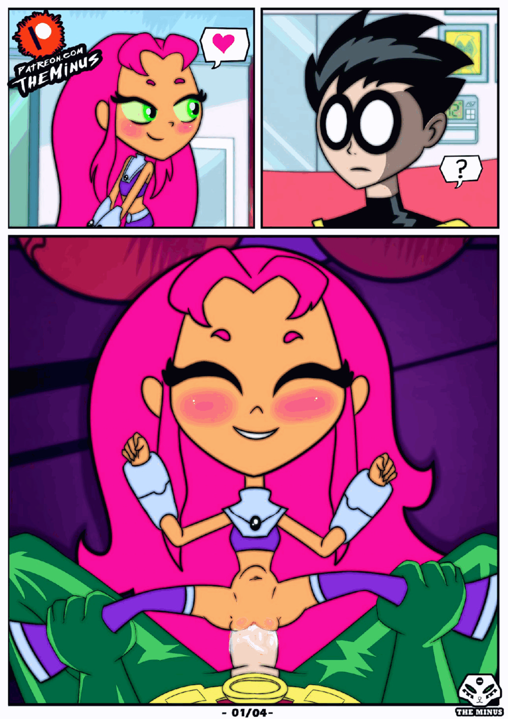 Starfire Multiverse porn comic