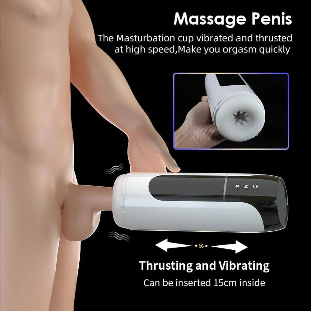 Thrusting Waterproof Male Masturbator Sex Toys for Men