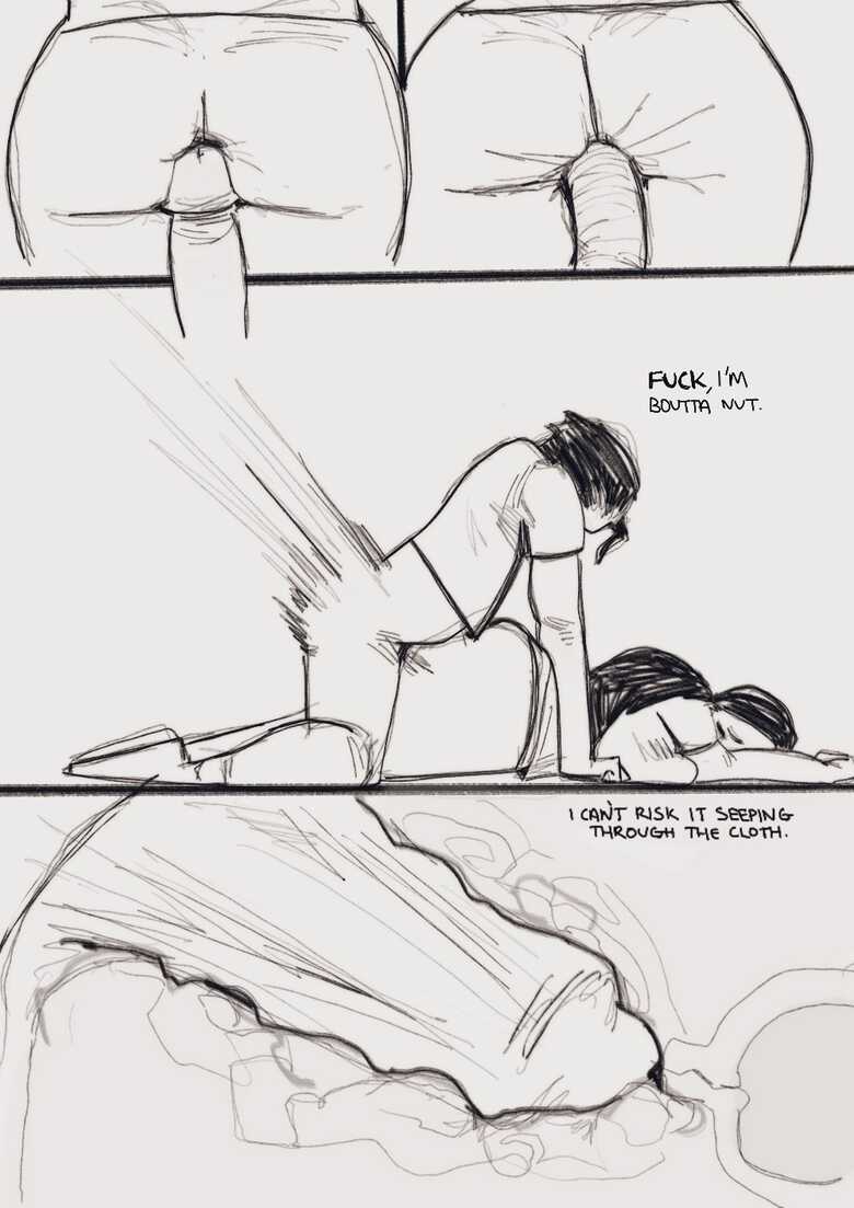 Through The Cloth comic porn