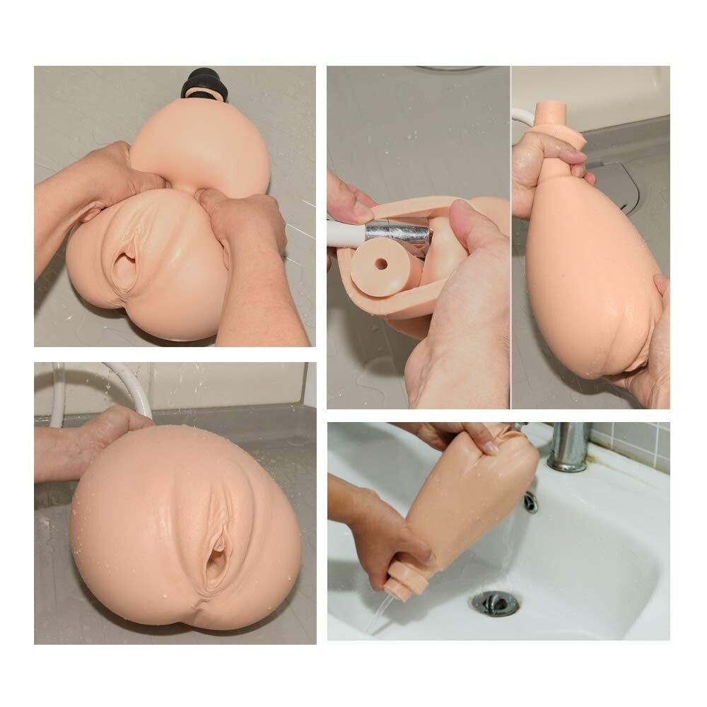 Realistische Water Pocket Pussy Lucht Vagina: Opblaasbare Masturbator Grote Speeltjes