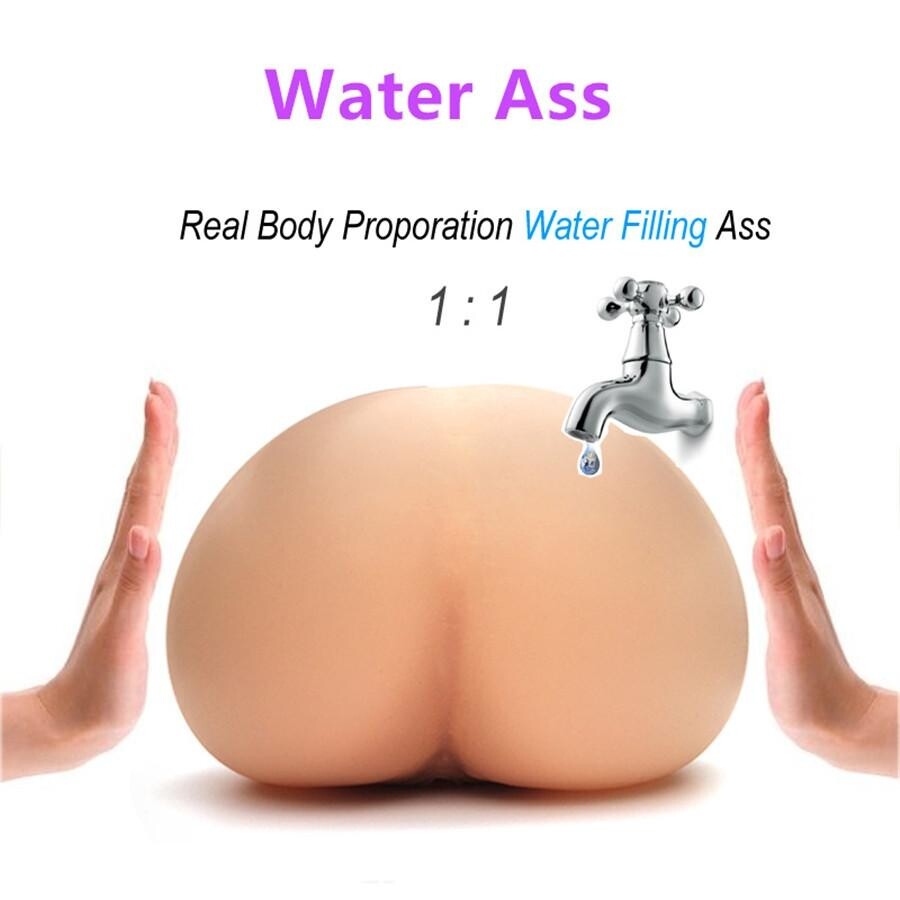 Realistische Water Pocket Pussy Lucht Vagina: Opblaasbare Masturbator Grote Speeltjes