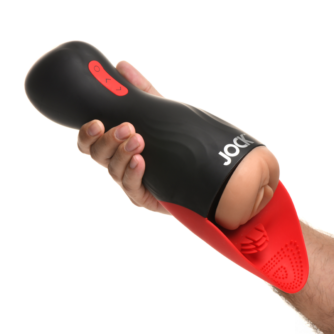 Zuigende masturbator met vagina opening