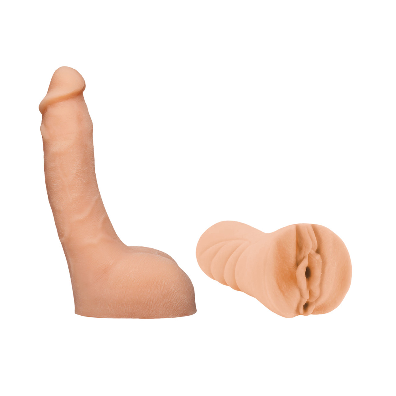 Buy the Leolulus Signature Cock Pocket Stroker Couples Set Breakout Couple Lulus 8 inch Realistic