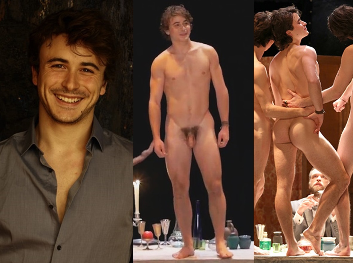 French actor Felix Beauperin full frontal at stage nude naked pubes bush