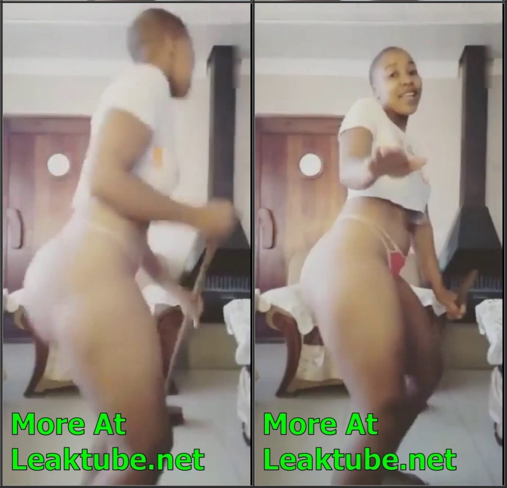 South Africa: Amazing Big Ass Girl Cleaning The House Half Naked