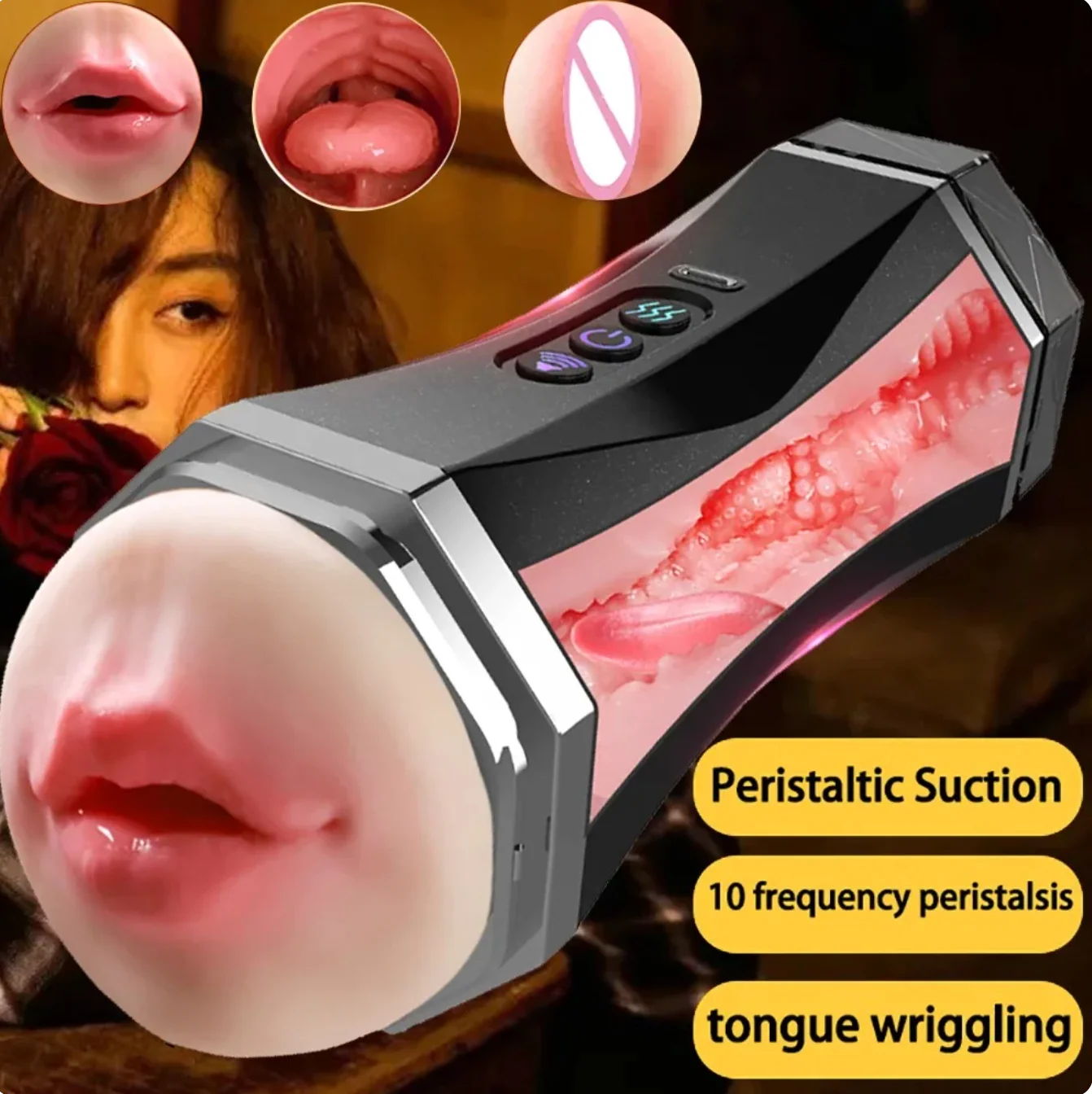 Automatic Sucking Blowjob Machine Best Blowjob Toy for Men 8002