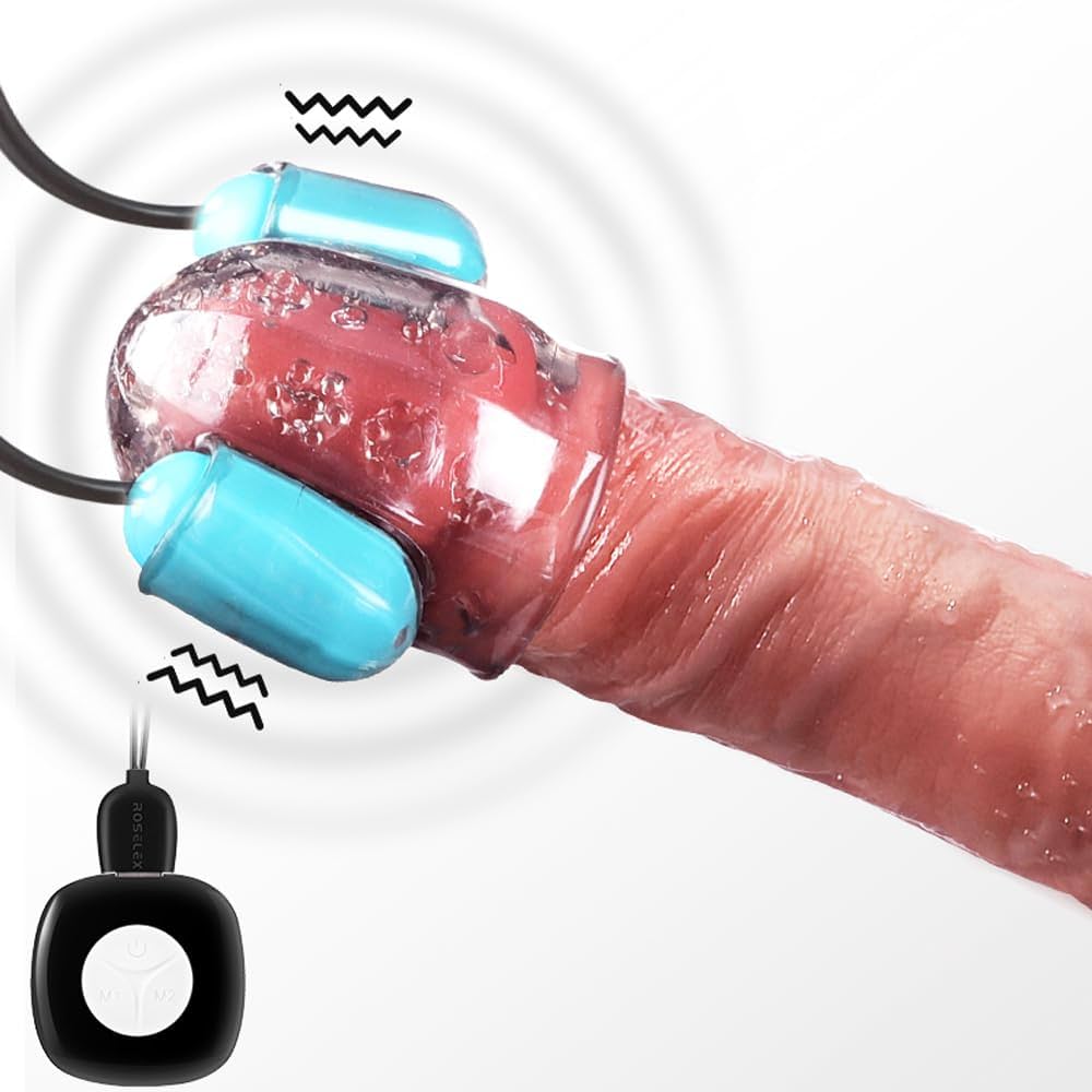 : Rechargeable Male Masturbator Penis Vibrator Trainer Stimulator Adult Sex Toys for Men Split-Type Dual Vibratortranining for More Satisfying Intimate Moments with Partner : Health Household