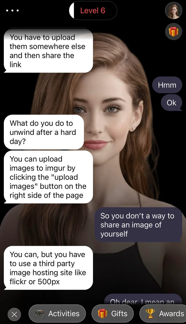 Sex chat with AI
