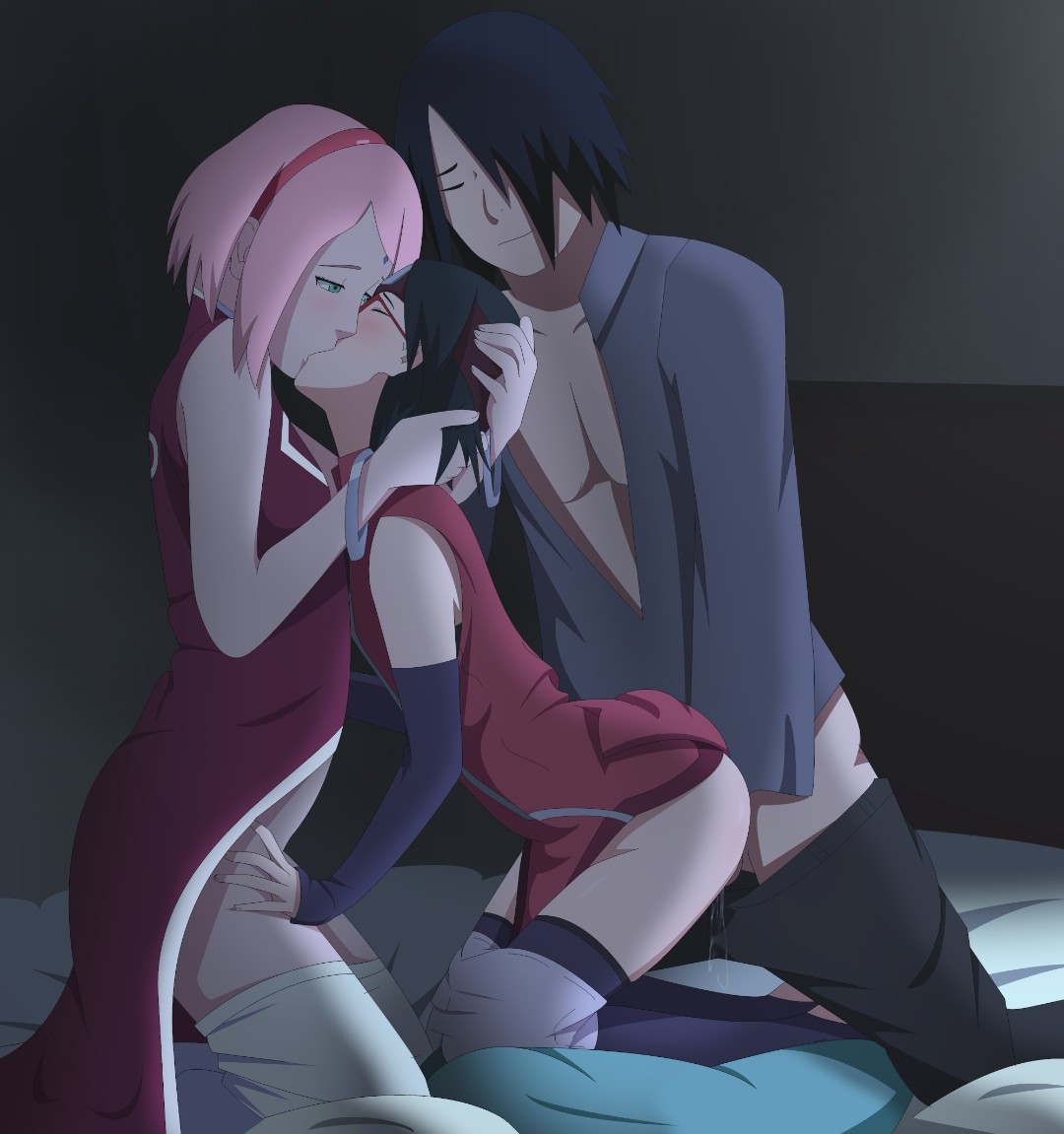 naruto sakura haruno sarada uchiha sasuke uchiha optimystic