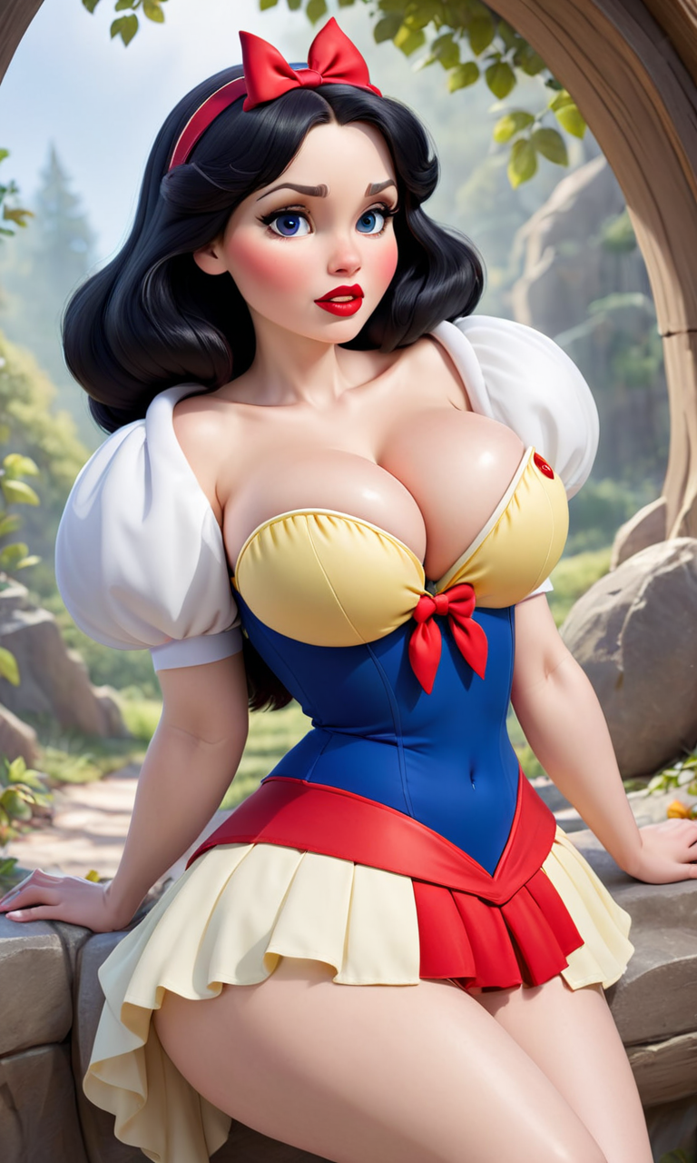 Snow White AI Art