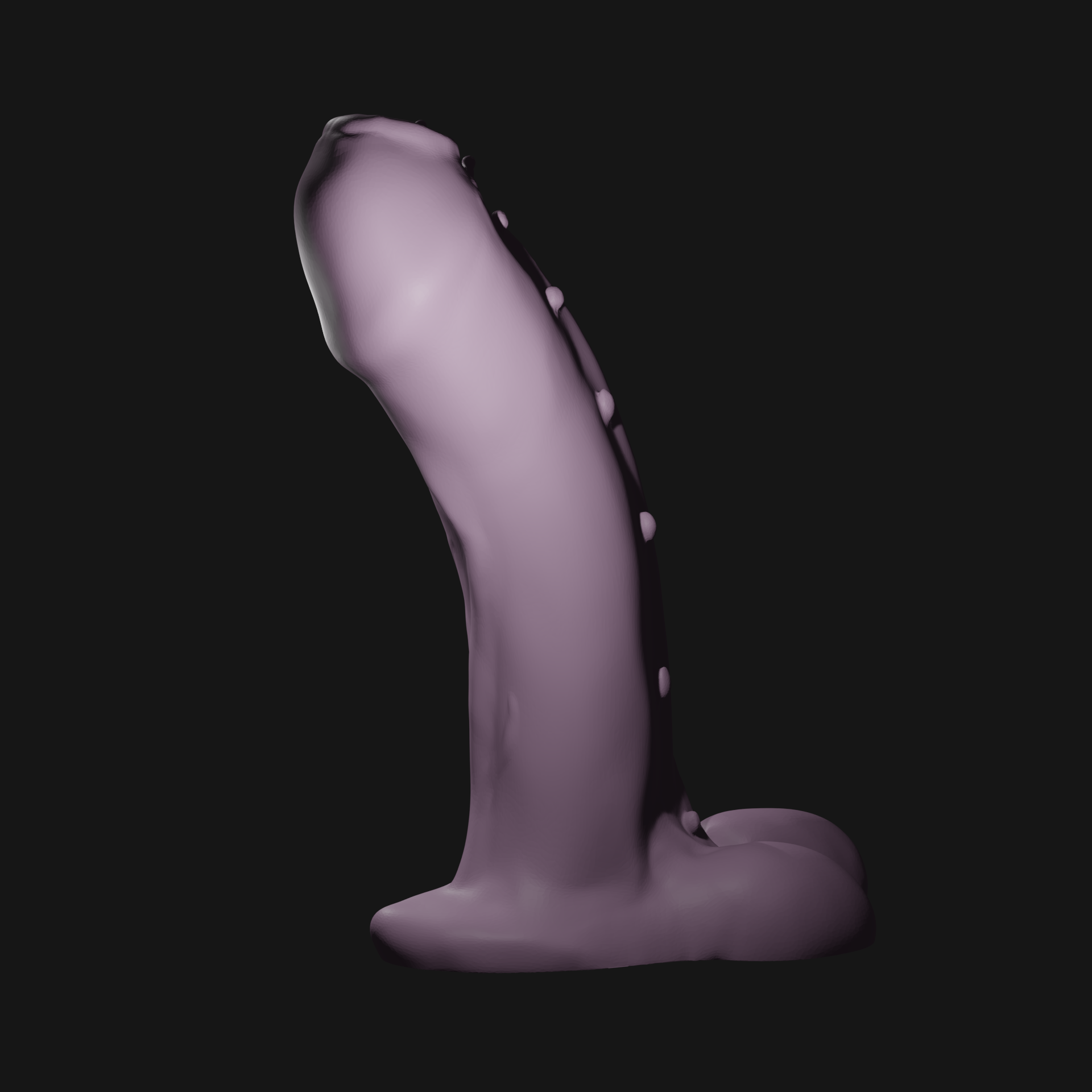Pierced and Uncut Dildo STL File for 3D printingCults