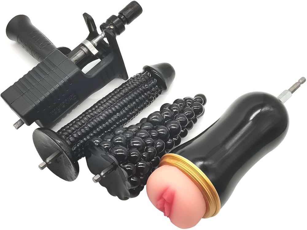 : Bumps G Spot Dildos with Drill Spinning Connector Male Masturbator Electric Drill Adapter for Automatic Sex Thrusting DIY Drill Sex Machine KitB : Health Household
