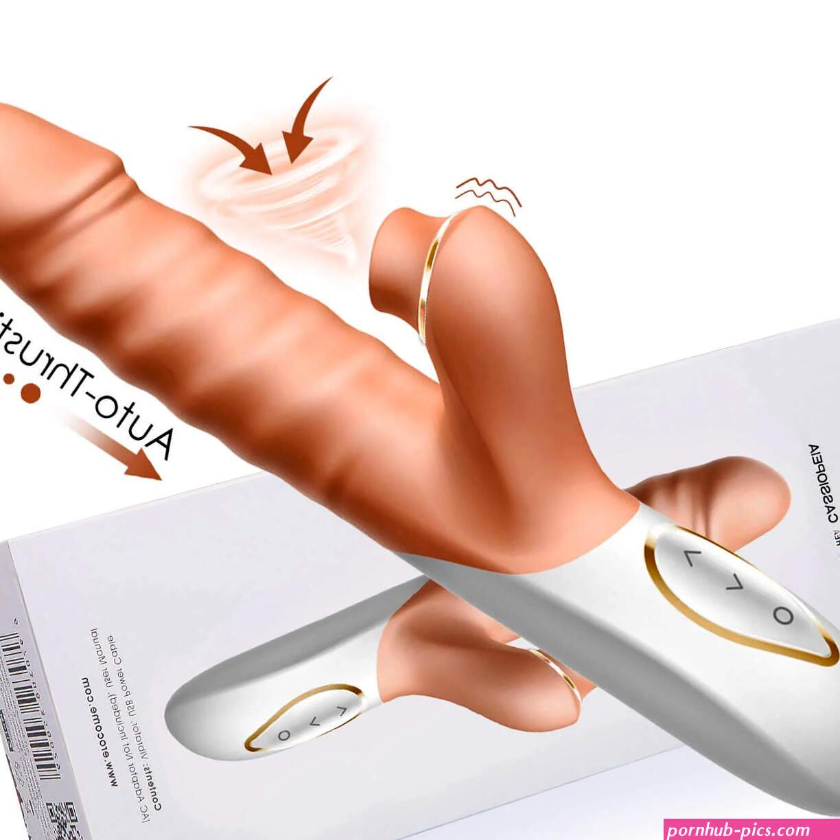 Thrusting Big Dildo Sucking Clitoris Vibrators