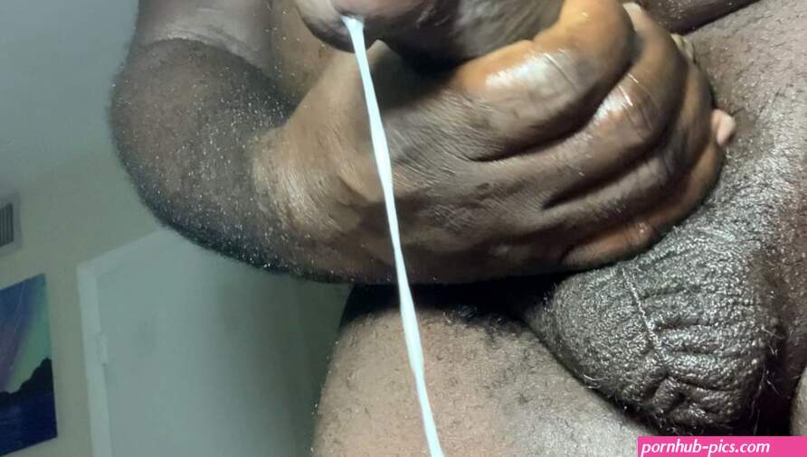 Black Guy Jerking off While Cumming Moaning Dirty Talking Shooting a Load Busting a Nut: Gay Porn