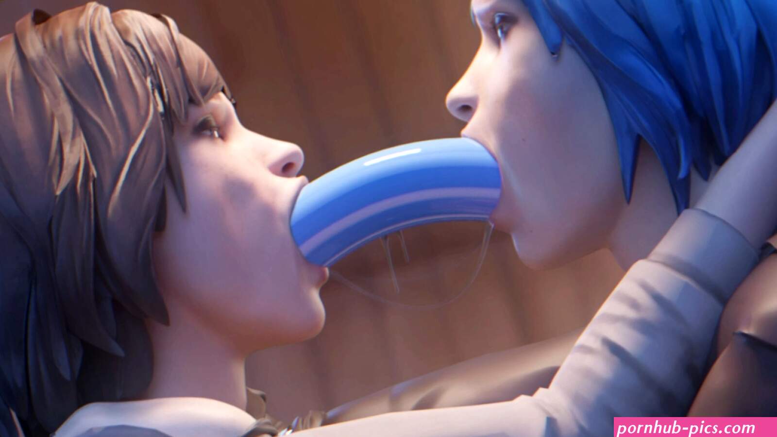 Max x Chloe Double Dildo Deepthroat Fjaye