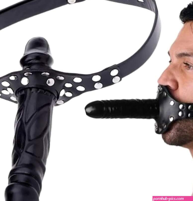 Silicone Double Dildo Penis Open Mouth Gag Plug Extended Deep Throat Training BDSM Fetish Fantasy Sex Toy black : Amazon.ca: Health Personal Care