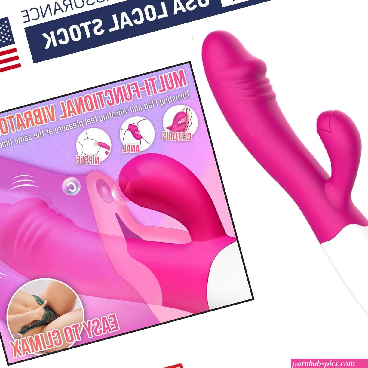 Rechargeable Sex toy powerful double dildo masturbator Clitoral G spot vibrator