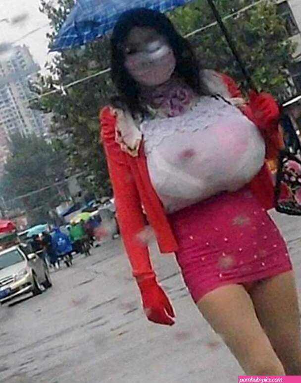 Transvestite Peeping Tom rumbled due to his unfeasibly large breasts
