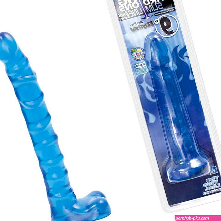 Raging Hard-Ons Slimline 9 Inch Crystal Jelly Anal Dildo by Doc Johnso