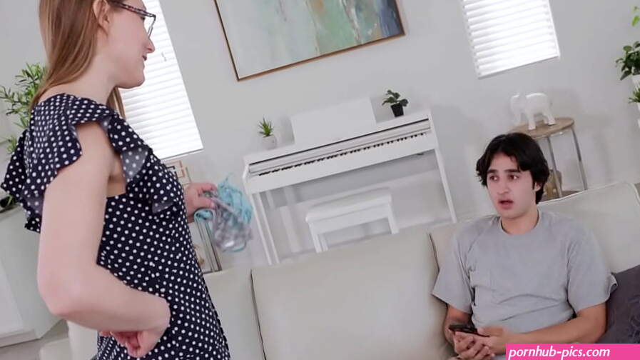 Step Mom Helps Bullied Virgin