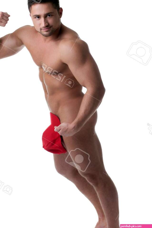 Shot Of Handsome Naked Man Posing At Camera Isolated On White Stock Photo Picture and Royalty Free Image. Image 27961145.