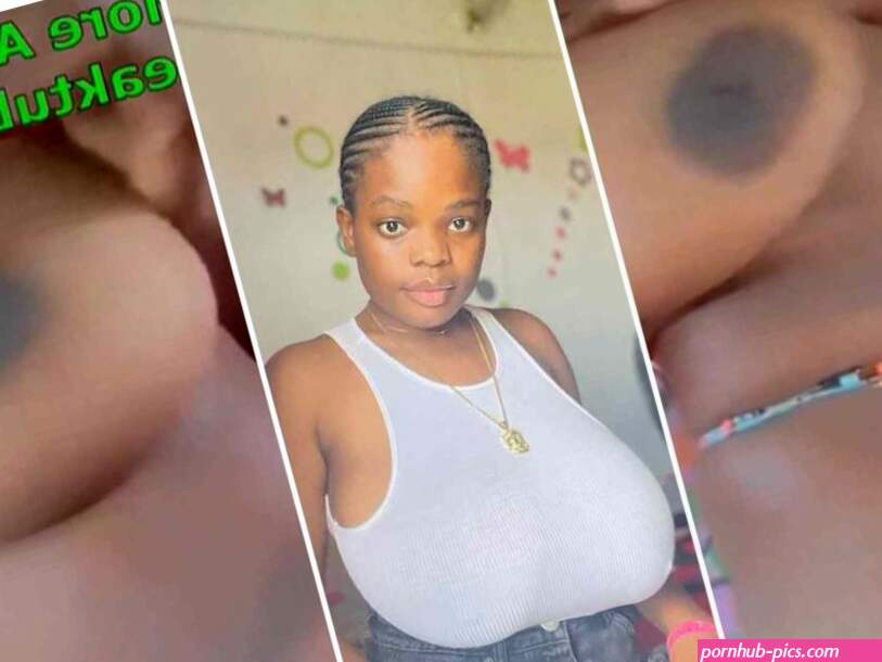 Instagram Influencer OsatoMoney Playing With Her Big Boobs