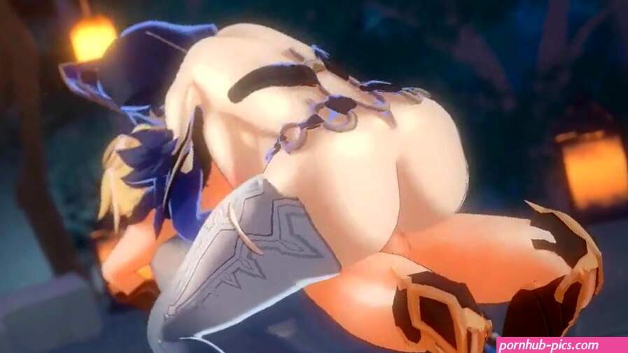 Mirror Maiden Riding Traveler Aether Hard Genshin Impact XXX Haruya3D