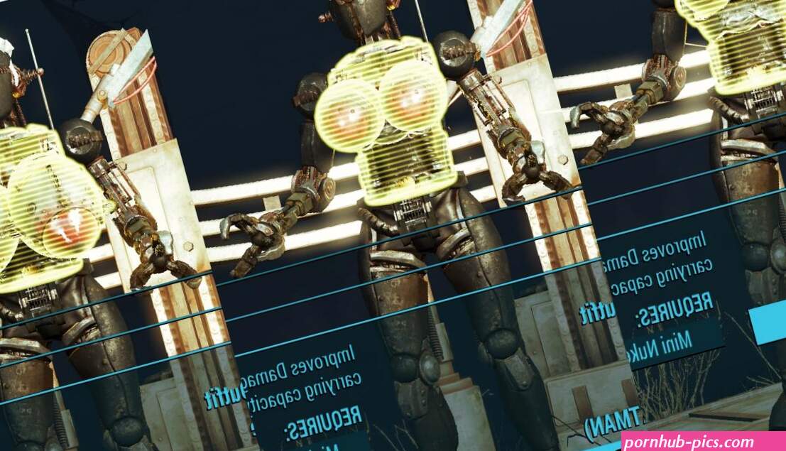 assaultron Tiddiesmaid outfit