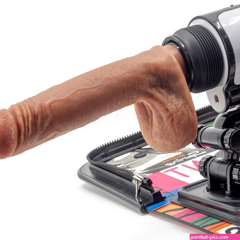 Portable Handbag Sex Machine 6.5 Realistic Dildo Attachment