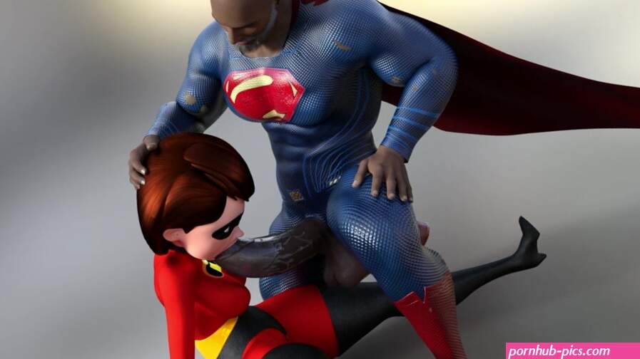 The Incredibles Helen Parr Anal Fucked by Black Superman Parody