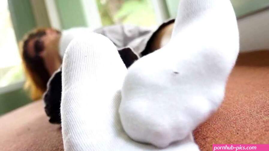 Used White Ankle Socks