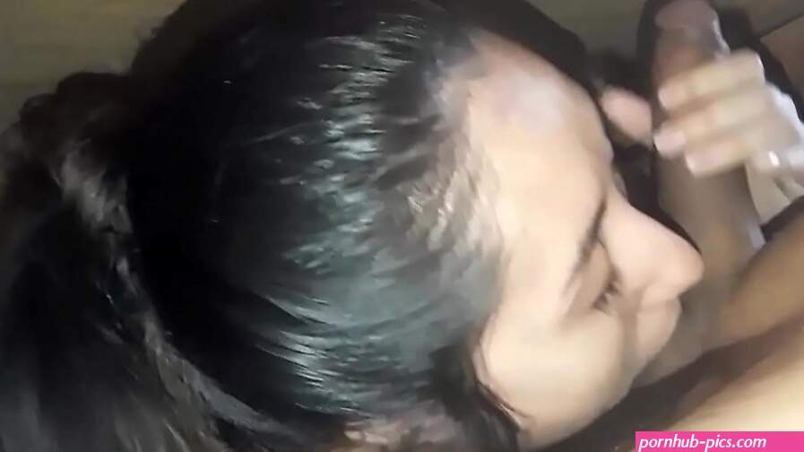 Teen makes me wet blowjob under the table