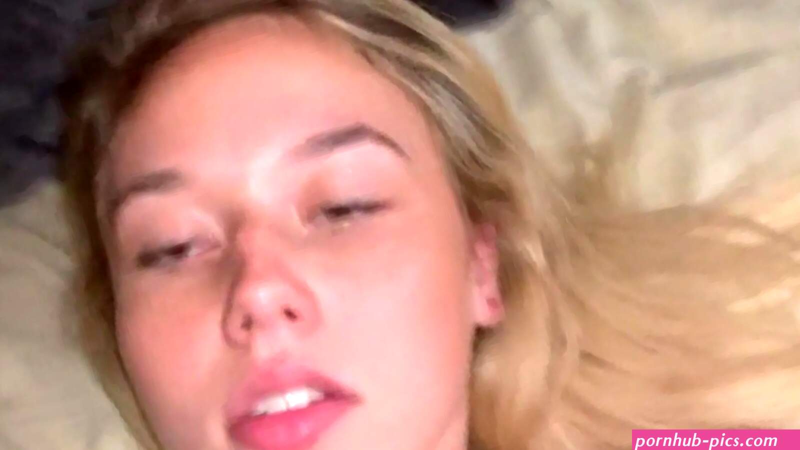 Cute blonde amateur takes a facial
