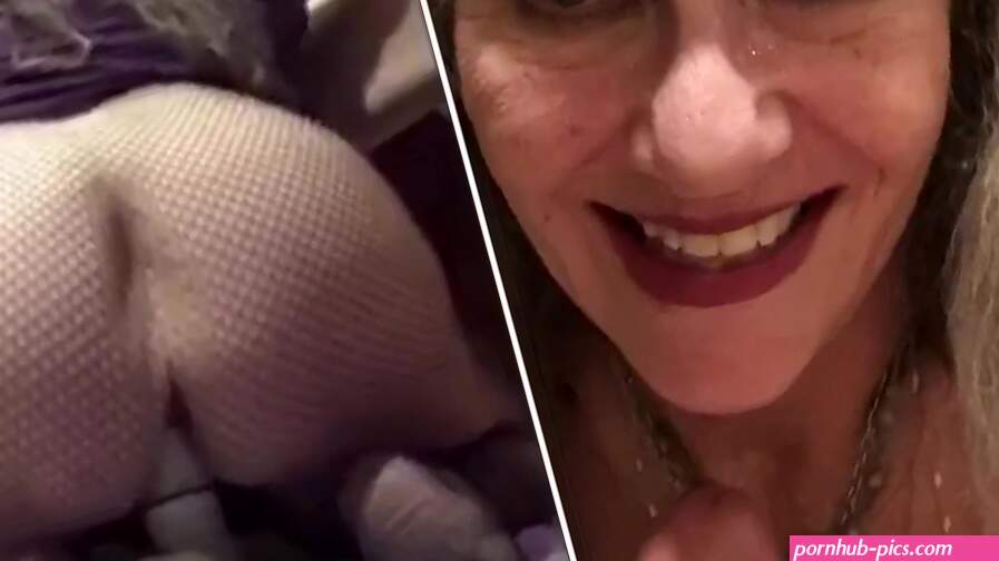 Sexy PAWG MILF GILF split screen POV zolen neukt gigantische dildo bulge!
