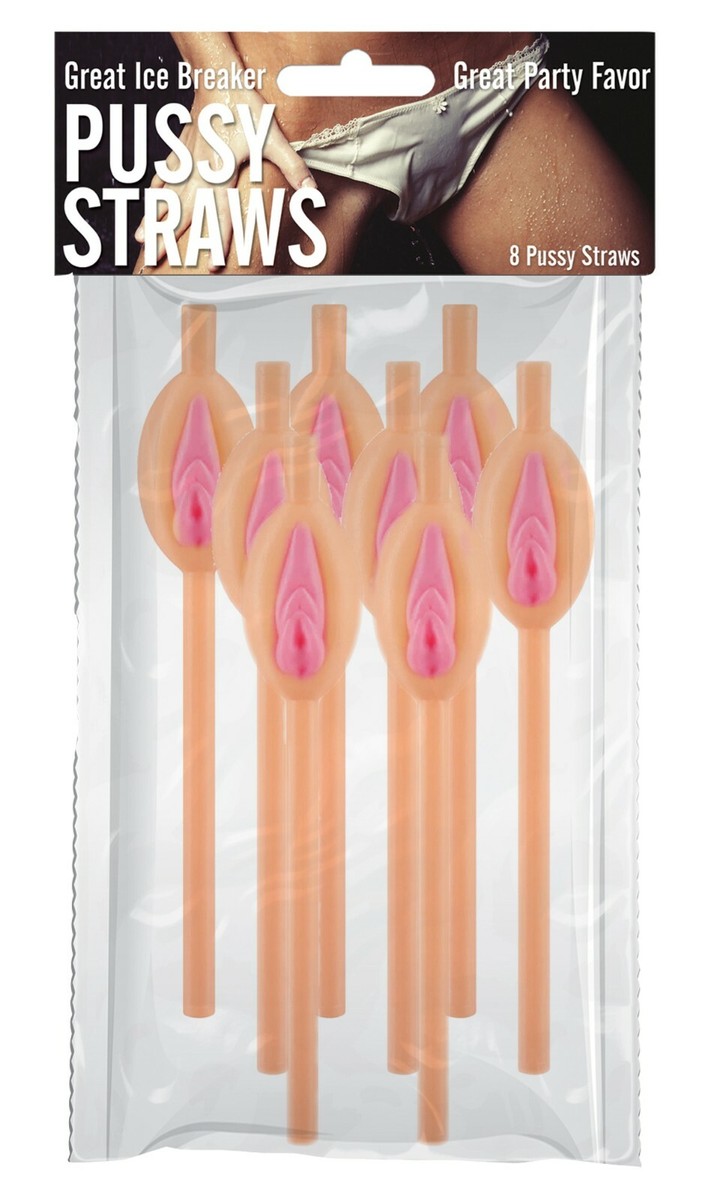 Pussy Party Drinking Straws