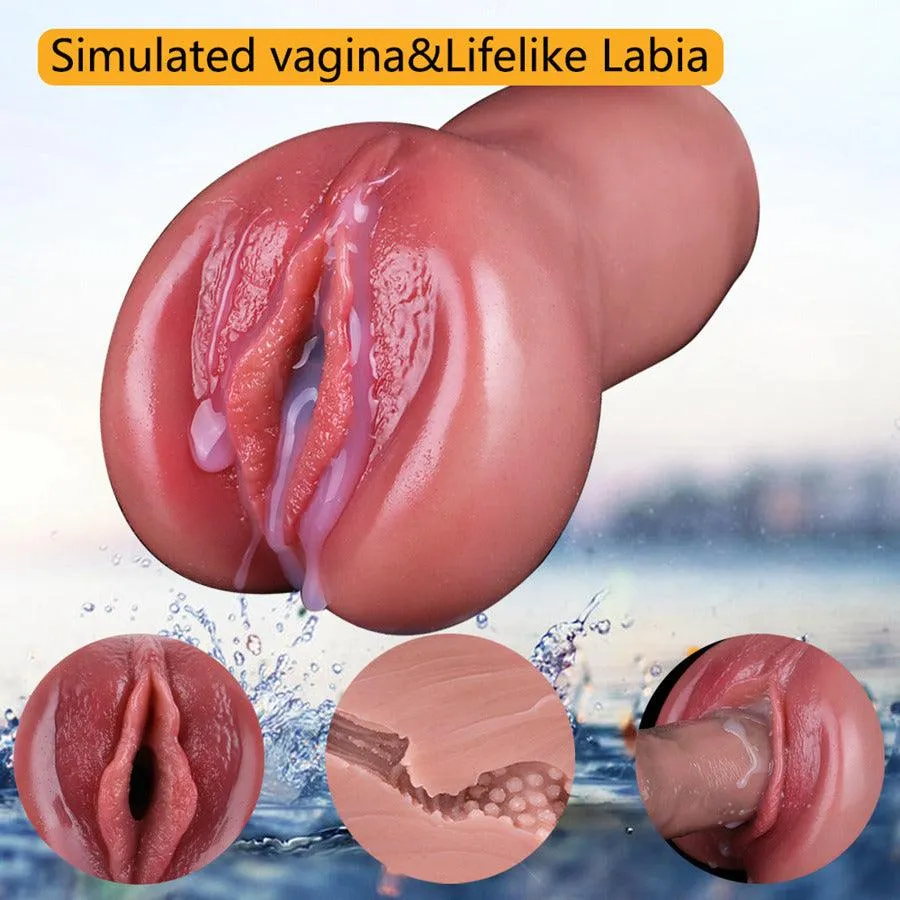 Top Siliconen Realistische Nep Vagina voor Mannen