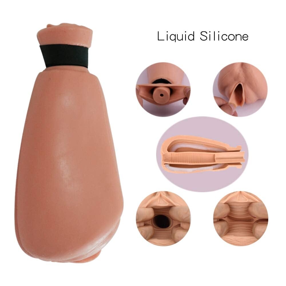 Realistische Water Pocket Pussy Lucht Vagina: Opblaasbare Masturbator Grote Speeltjes