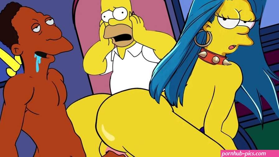 Marge Simpson cheats on her husband Homer