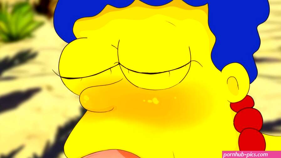 Marge zoog lul op het strand! De Simpsons nieuwe animatie dsanimation HENTAI!