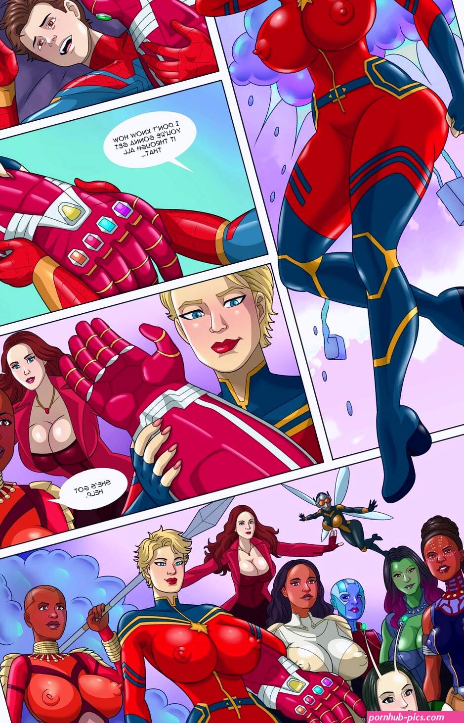 Avengers Halftime porn comic
