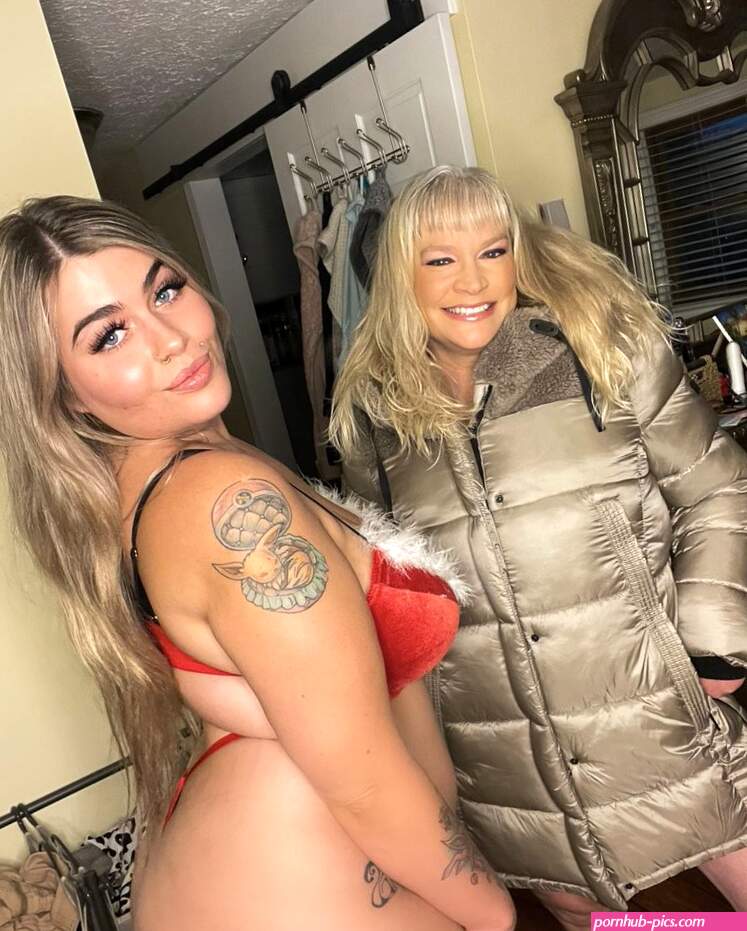 Double trouble cum see me and my mom at