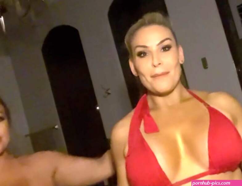 Natalya and Jenni topless BreastForBusiness WWE WWERaw SummerSlam